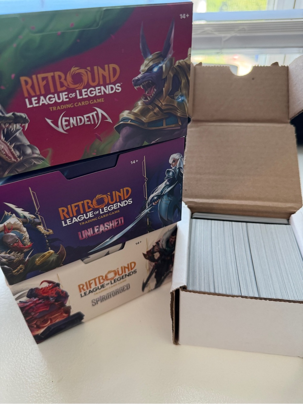 Riftbound TCG Mixed 200+ Cards Bulk Lot